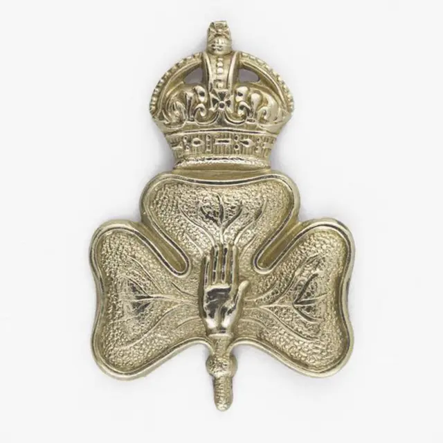 Cap badge of 14th Battalion, Royal Irish Rifles, which was part of the 36th Ulster Division.