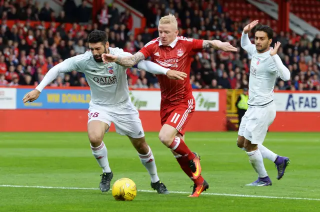 Jonny Hayes in action