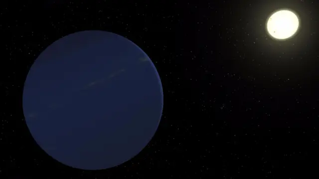 Artist's impression of new planet