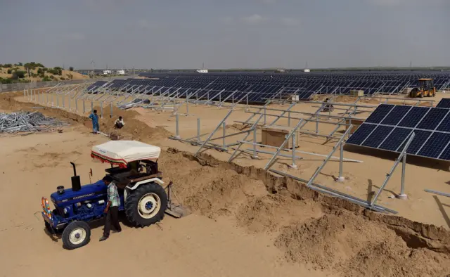 India solar power project