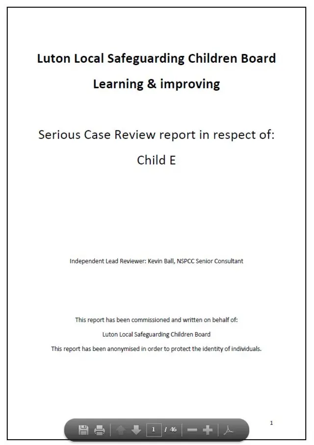 Case review front page