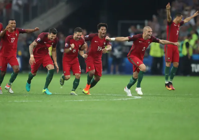 Portugal celebrate