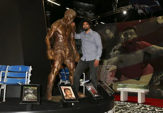 David Haye Muhammad Ali exhibition