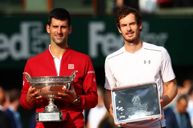 Novak Djokovic and Andy Murray