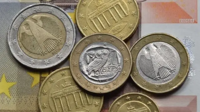 Euro coins