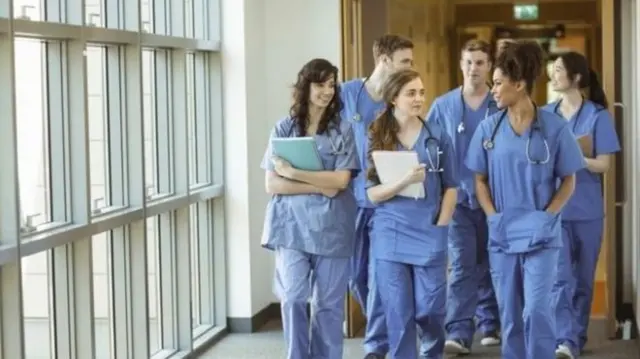 Nurses in ward