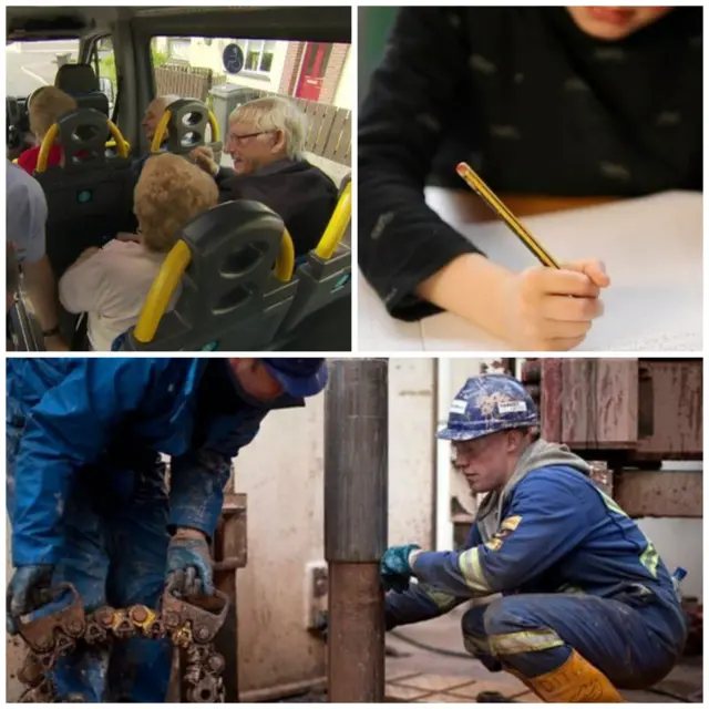 Public transport, additional support for learning and fracking