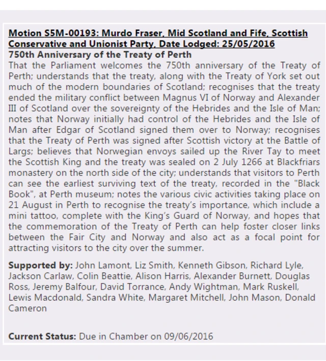 Motion for the debate