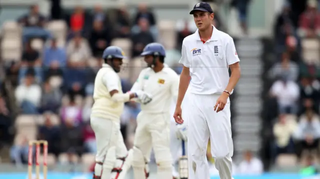 Stuart Broad of England