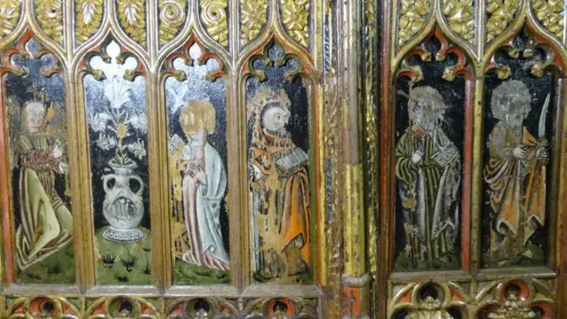 Rood screen. Pic: Sue Viccar