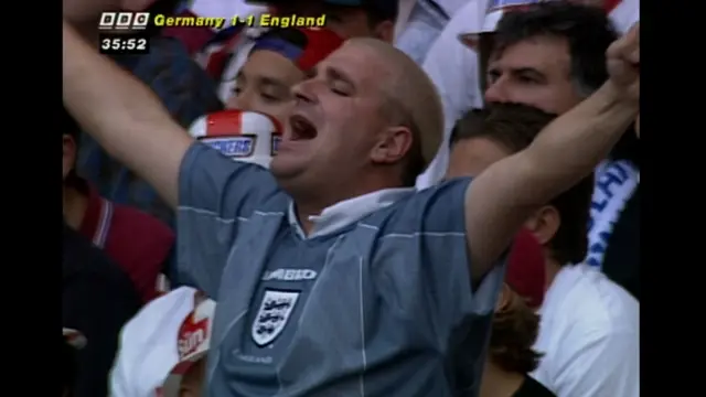 Fan who looks like Gazza