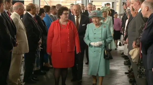 Elin Jones and the Queen