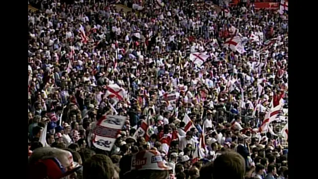 England fans before the game