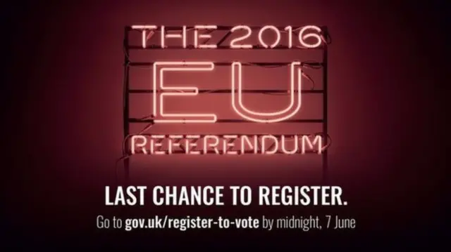 EU referendum: Midnight deadline to register to vote