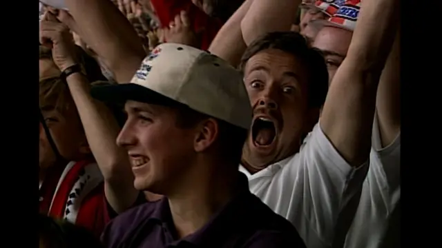 Fan with moustache