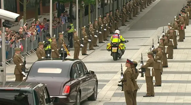 The Queen and the Duke of Edinburgh leave the Senedd