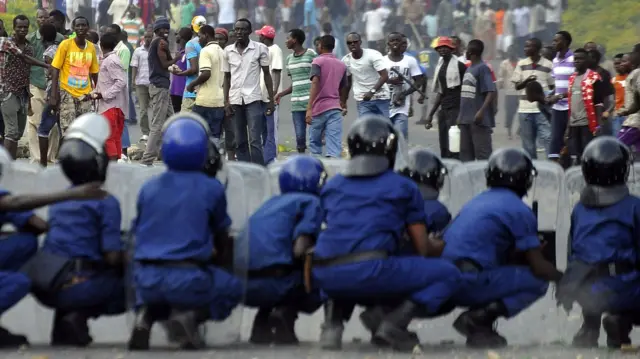 Police in Burundi