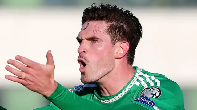 Northern Ireland striker Kyle Lafferty