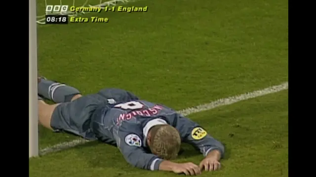 Gazza after miss