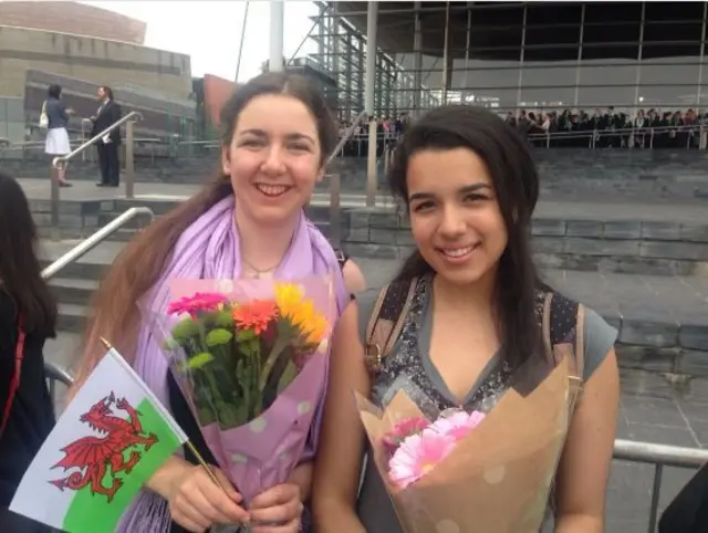 Aine-Zelie St Lyon and Nathalia Ferreira