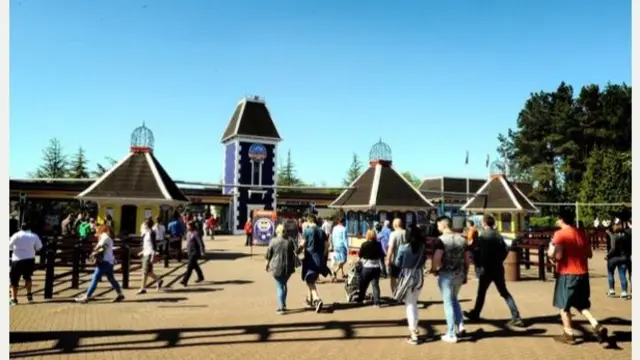 Visitors to Alton Towers