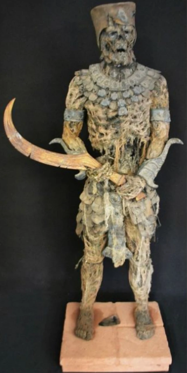 A life-sized model used in The Mummy Returns is part of an auction of fim memorabilia in Derby