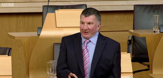 Conservative MSP Jeremy Balfour makes his maiden speech