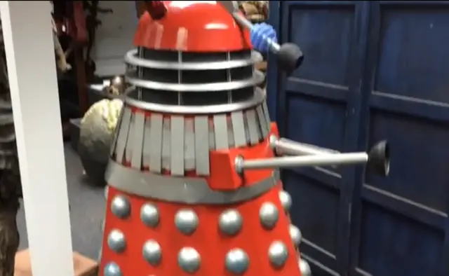 Dalek sold at film memorabilia auction for £32,000