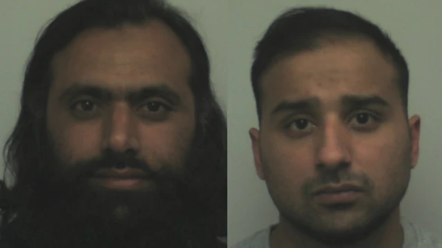 Nadeem Akhtar (left) and Mohammed Zufeer from Burton