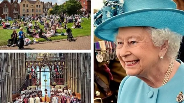 Lichfield Cathedral and the Queen