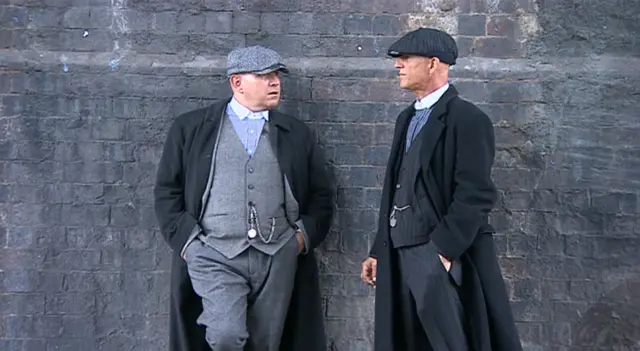 The two Peaky Blinders superfans