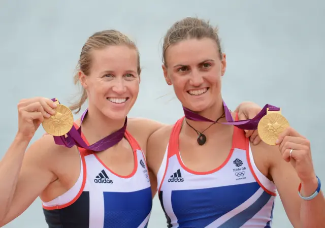 Helen Glover and Heather Stanning