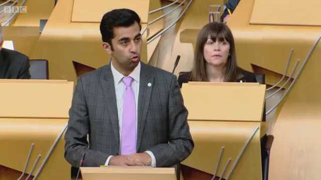 Transport Minister Humza Yousaf