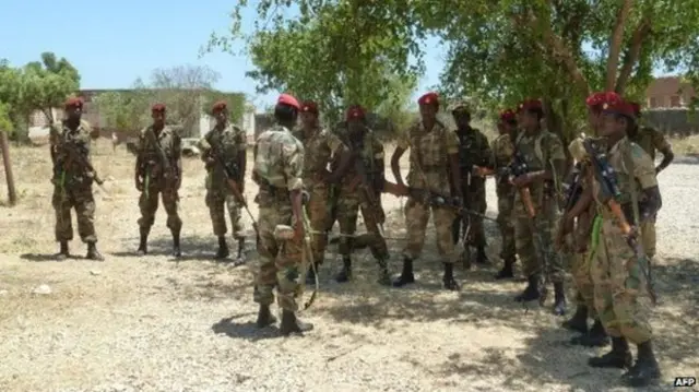 Ethiopian troops