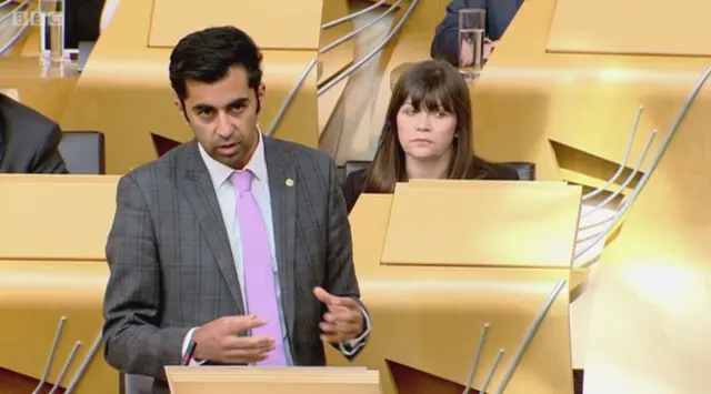 Transport Minister Humza Yousaf