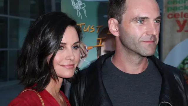 Johnny McDaid with Courtenay Cox