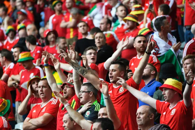 Wales fans