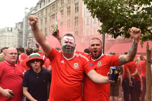 Wales fans