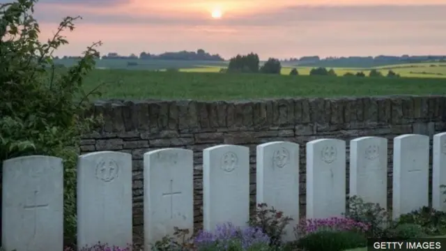 Graves at the Somme