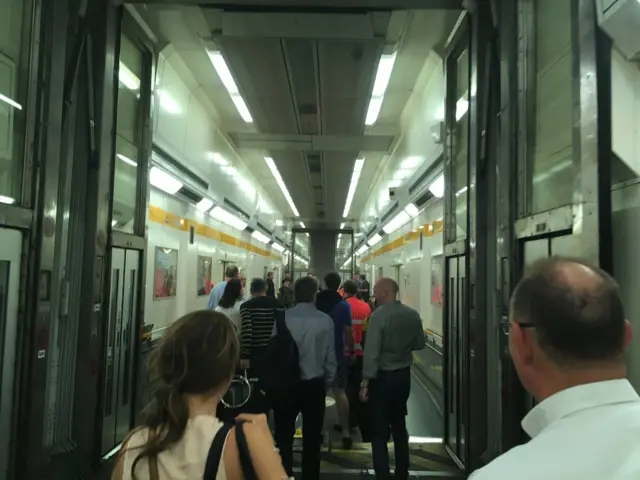 Passengers stuck in Channel Tunnel