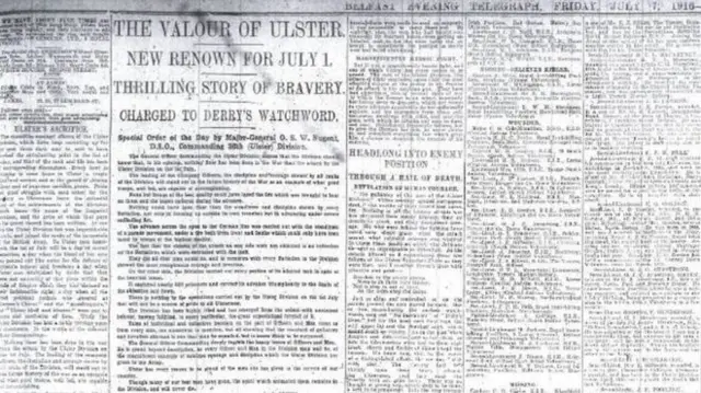 Newspaper front page