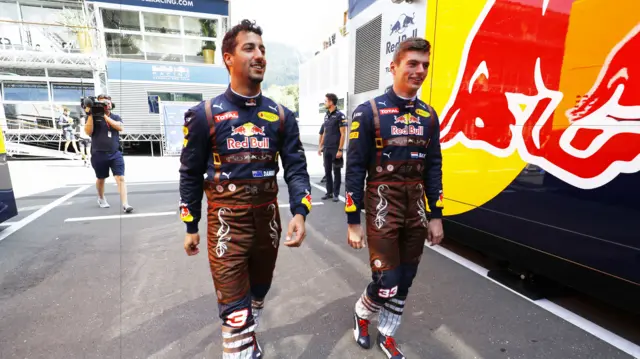 Red Bull suits