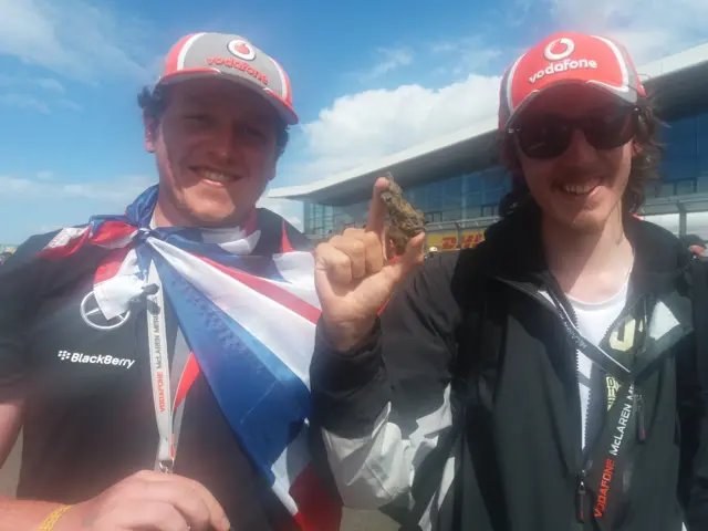 Fans at Silverstone