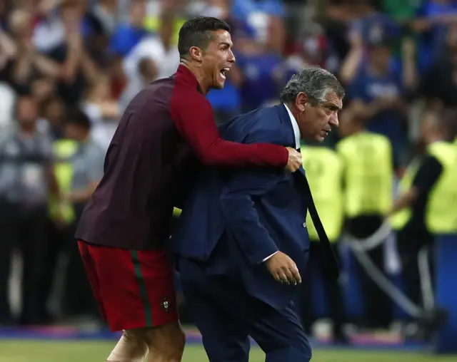 Cristiano Ronaldo, Fernando Santos