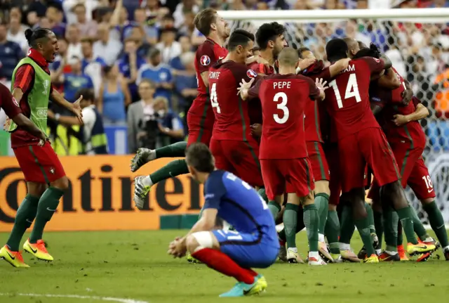 Portugal celebrate