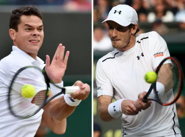 Raonic v Murray