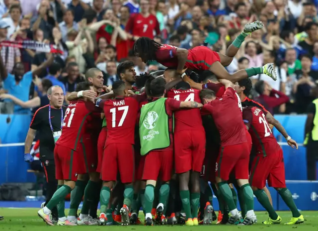 Portugal celebrate