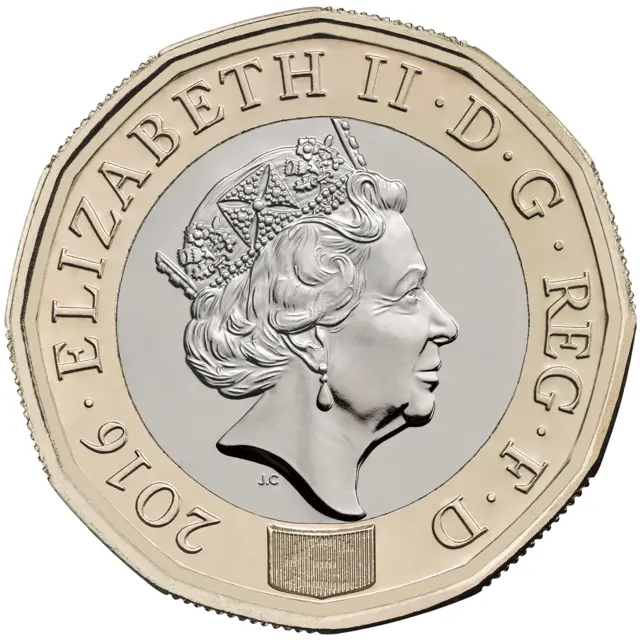 Reverse of £1 coin