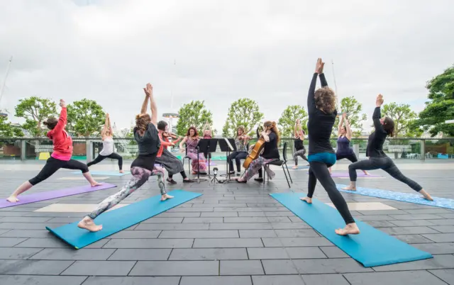 Yoga sessions at Southbank Centre set to live classical music.