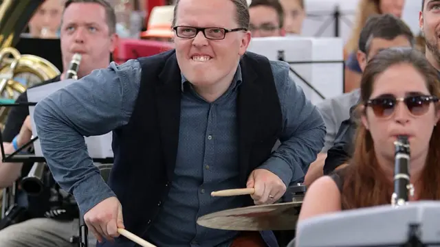 Musician at world-record breaking event